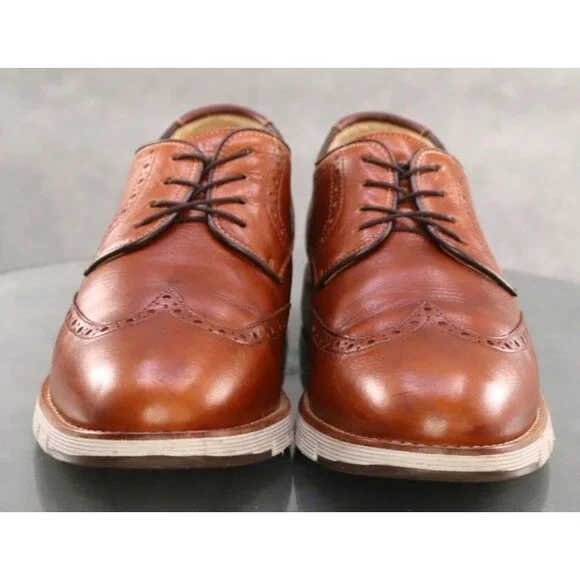 Johnston & Murphy Holden $150 Men's Wingtip Oxford Dress Shoes Size 10 M 27-1746